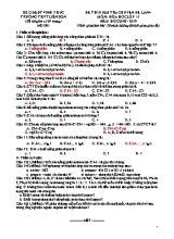 4 Đề thi kiểm tra chuyên đề lần 4 môn Hóa học Lớp 11 - Năm học 2018-2019 - Trường THPT Liễn Sơn